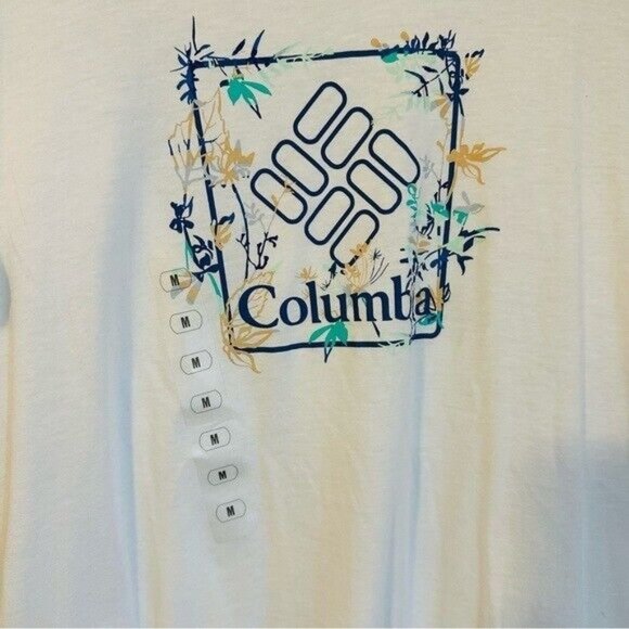 Columbia Western Winds White Short Sleeve T-shirtWomen's Size Medium - Picture 4 of 8